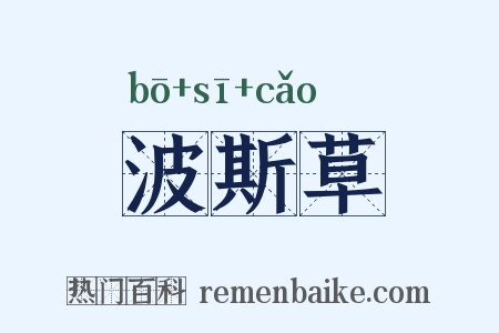 波斯草是什么意思的图片